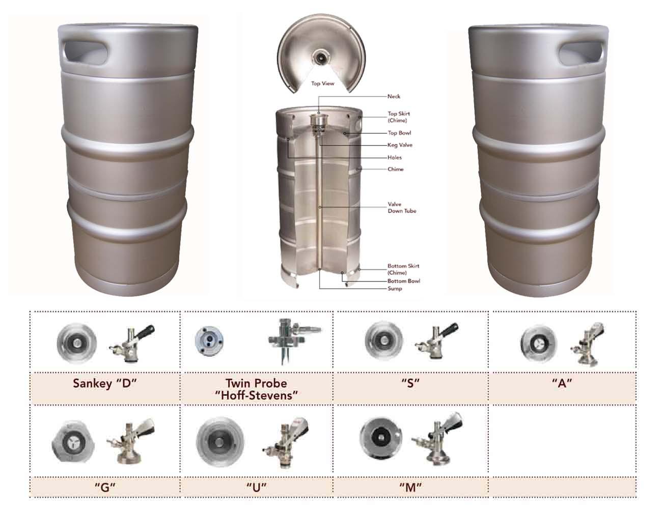 <b>US 1/4bbl Stainless Steel Bee</b>